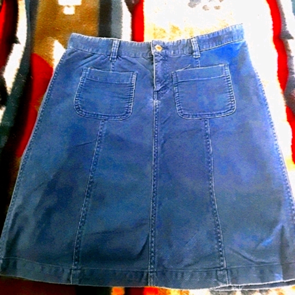 ROXY cotton cord skirt